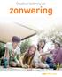 Draadloze bediening van. zonwering