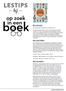 Over het boek: Over deze lestips: Over de makers: Een intercultureel zoekboek voor startende lezers.
