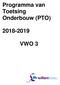 Programma van Toetsing Onderbouw (PTO)