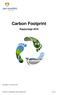 Carbon Footprint Rapportage 2016