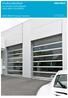 Productdatablad Sectionale overheadpoort ASSA ABLOY OH1042FG. ASSA ABLOY Entrance Systems