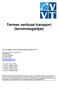 Termen verticaal transport (terminologielijst)