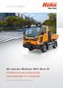 De nieuwe Multicar M 31 Euro VI Multifunctionele professionele werktuigdrager en transporter