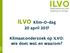 ILVO Klim-O-dag 20 april 2017