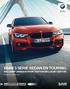 BMW 3 SERIE SEDAN EN TOURING. INCLUSIEF UNIEKE M SPORT EDITION EN LUXURY EDITION.