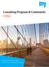 Consulting Program & Community CP&C