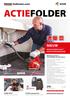 ACTIEFOLDER NIEUW. 219,- Art.nr RIDGID POWERCLEAR TM ONTSTOPPINGSMACHINE. RIDGID PowerClear TM voor leidingen van Ø20-40mm