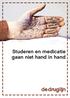 Studeren en medicatie gaan niet hand in hand