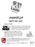 maandlijst april-mei-juni Algemene informatie