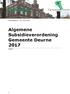 Algemene Subsidieverordening Gemeente Deurne 2017