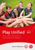 Gerbrand Van Uytvanck. Play Unified. Steun ons om de droom van atleten te realiseren