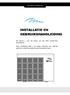 INSTALLATIE EN GEBRUIKSHANDLEIDING