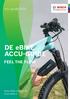 Accu-guide DE ebike ACCU-GUIDE FEEL THE FLOW. Bosch ebike Systems NL bosch-ebike.nl