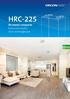 HRC-225. De meest compacte balansventilatie voor woningbouw