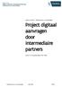 Project digitaal aanvragen door intermediaire partners
