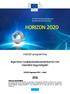 H2020-programma. Algemene modelsubsidieovereenkomst met meerdere begunstigden. (H2020 Algemene MSO Multi) Versie juli 2016