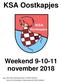 KSA Oostkapjes Weekend november 2018