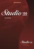 Handleiding Studio 150 2