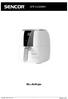 SFR 5320WH. NL Airfryer. Copyright 2016, Fast ČR, a.s