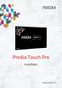 Predia Touch Pro. Installatie.