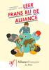 LEER BIJ DE ALLIANCE FRANS. La Haye. September -> December 2018