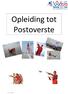 Opleiding tot Postoverste