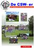 De CSW- er. Het clubblad van Combinatie Sportclub Wilnis. 20 Mei 2014