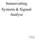 Samenvatting Systeem & Signaal Analyse