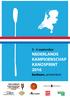 Namens de commissie NK Kanosprint heten wij u van harte welkom op het: Nederlands Kampioenschap Kanosprint 2016