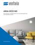 ARIA ECO 60. Hoog-efficiënt ventilatiesysteem met warmteterugwinning voor individuele ruimtes.