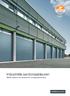 Industriële sectionaaldeuren NIEUW: zijdeuren met optionele RC 2-veiligheidsuitrusting