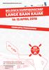 14-15 APRIL de editie BELGISCH KAMPIOENSCHAP LANGE BAAN KAJAK VOORLOPIG PROGRAMMA. Harelbeekse Kano Vereniging