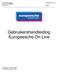 Gebruikershandleiding Europeesche On Line. Versie 5.0 Reis/Atp/VM pagina 1