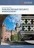 EXECUTIVE EDUCATION PUBLIEK PRIVAAT SECURITY MANAGEMENT