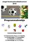 Jeugd Kerstzaalvoetbaltoernooi Programmaboekje. Samenwerkingsverband: