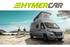 HYMERCAR Free met badkamer op Fiat-chassis