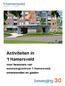 Activiteiten in t Hamersveld. voor bewoners van woonzorgcentrum t Hamersveld, omwonenden en gasten