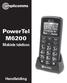 PowerTel M6200. Mobiele telefoon. Handleiding