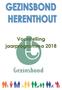 Voorstelling jaarprogramma 2018