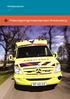 Projectrapportage Inspectieproject Ambulancezorg