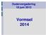 Oudervergadering 18 juni Vormsel 2014