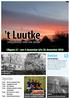 't Luutke. Agenda. Dorpsblad van De Lutte. Uitgave 17 - van 4 december t/m 25 december 2018 KRONIEK DE LUTTE DE ZWAANTJES