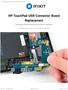 HP TouchPad USB Connector Board Replacement