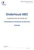 Onderhoud ABC WONINGBOUWVERENIGING DE EENVOUD ARNHEM. te gebruiken door de huurders van WEBSITE: