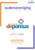 oudervereniging KALENDER SCHOOLJAAR