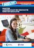 START JE STUDIE OP 6 NOVEMBER 2018 MASTER LEIDERSCHAP EN INNOVATIE KIND EN EDUCATIE