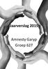 Jaarverslag Amnesty Garyp Groep 627