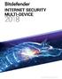 Bitdefender Internet Security Multi-Device 2018 Handleiding