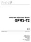 GPRS/SMS Rapportage Module GPRS-T2
