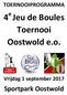 4 e Jeu de Boules Toernooi Oostwold e.o.
